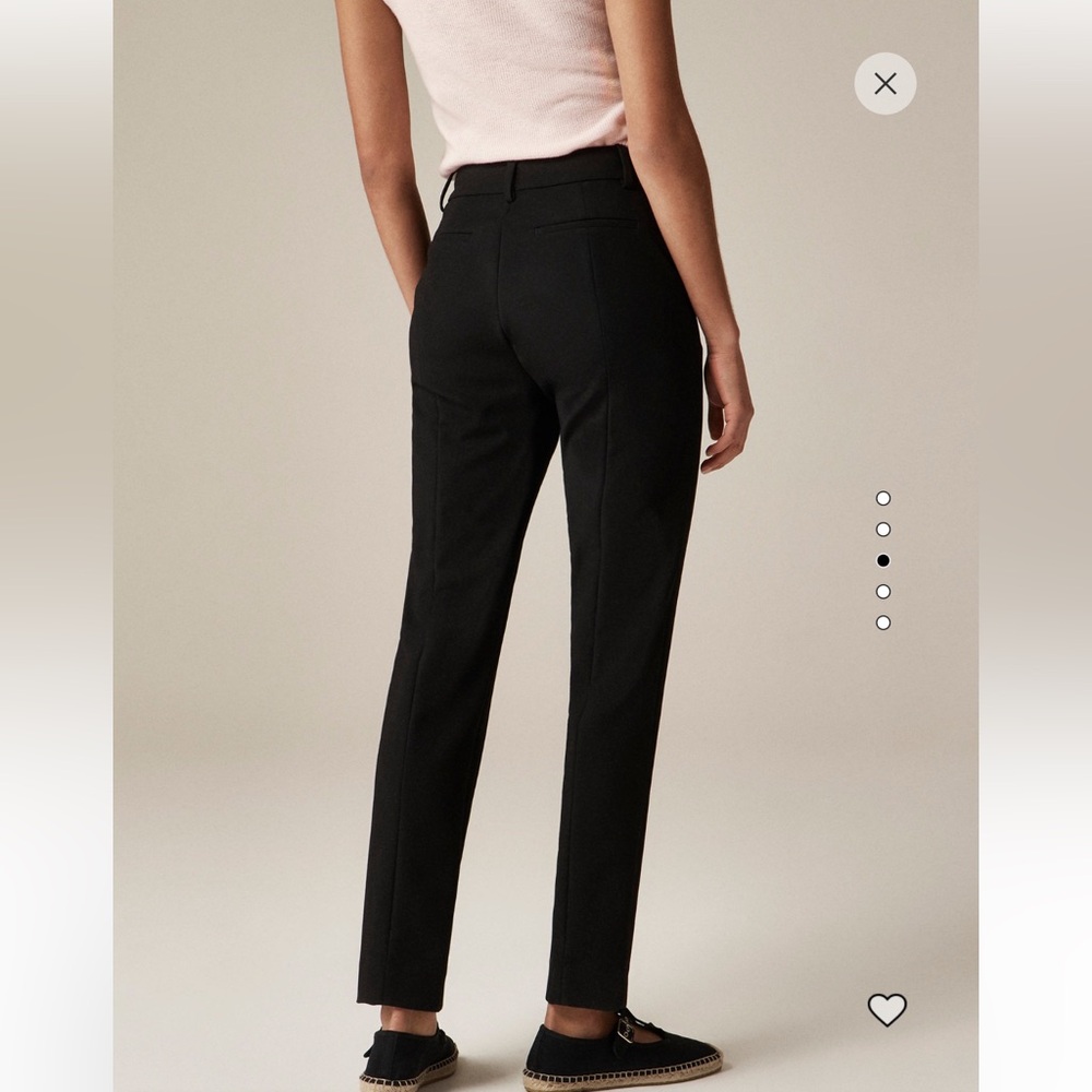 NWT J.Crew | New Cameron pant in four-season stretch | Black | Size 4 - Picture 3 of 15